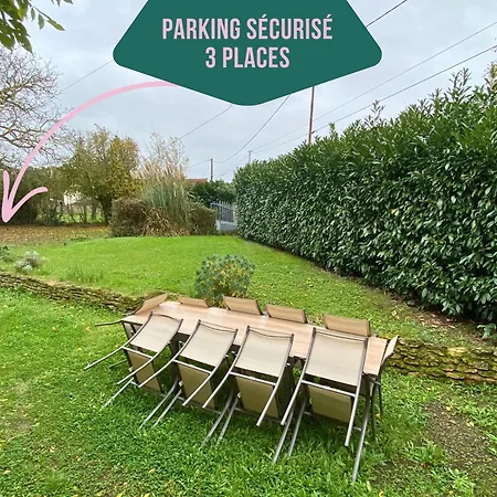 Center Parcs A 5min - Ideal Familles & Groupes - 3 Parkings - Piscine - Jardin Clos - Au Calme - Chateaux De La Loire * Morton