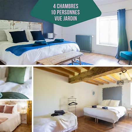 度假居 Center Parcs A 5min - Ideal Familles & Groupes - 3 Parkings - Piscine - Jardin Clos - Au Calme - Chateaux De La Loire