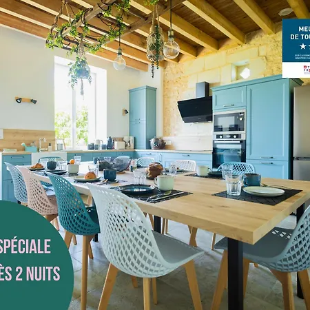 Holiday home Center Parcs A 5min - Ideal Familles & Groupes - 3 Parkings - Piscine - Jardin Clos - Au Calme - Chateaux De La Loire Morton