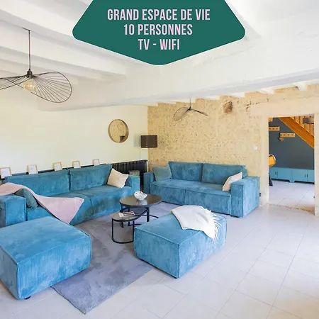 Center Parcs A 5min - Ideal Familles & Groupes - 3 Parkings - Espaces Modulables - Jardin Clos - Au Calme - Chateaux De La Loire *