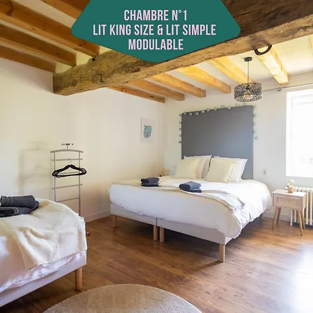 Center Parcs A 5min - Ideal Familles & Groupes - 3 Parkings - Espaces Modulables - Jardin Clos - Au Calme - Chateaux De La Loire