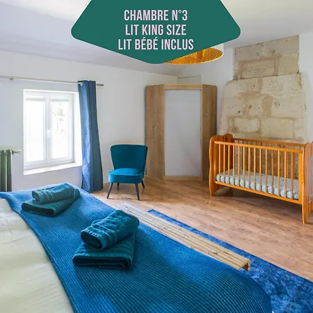 Holiday home Center Parcs A 5min - Ideal Familles & Groupes - 3 Parkings - Piscine - Jardin Clos - Au Calme - Chateaux De La Loire